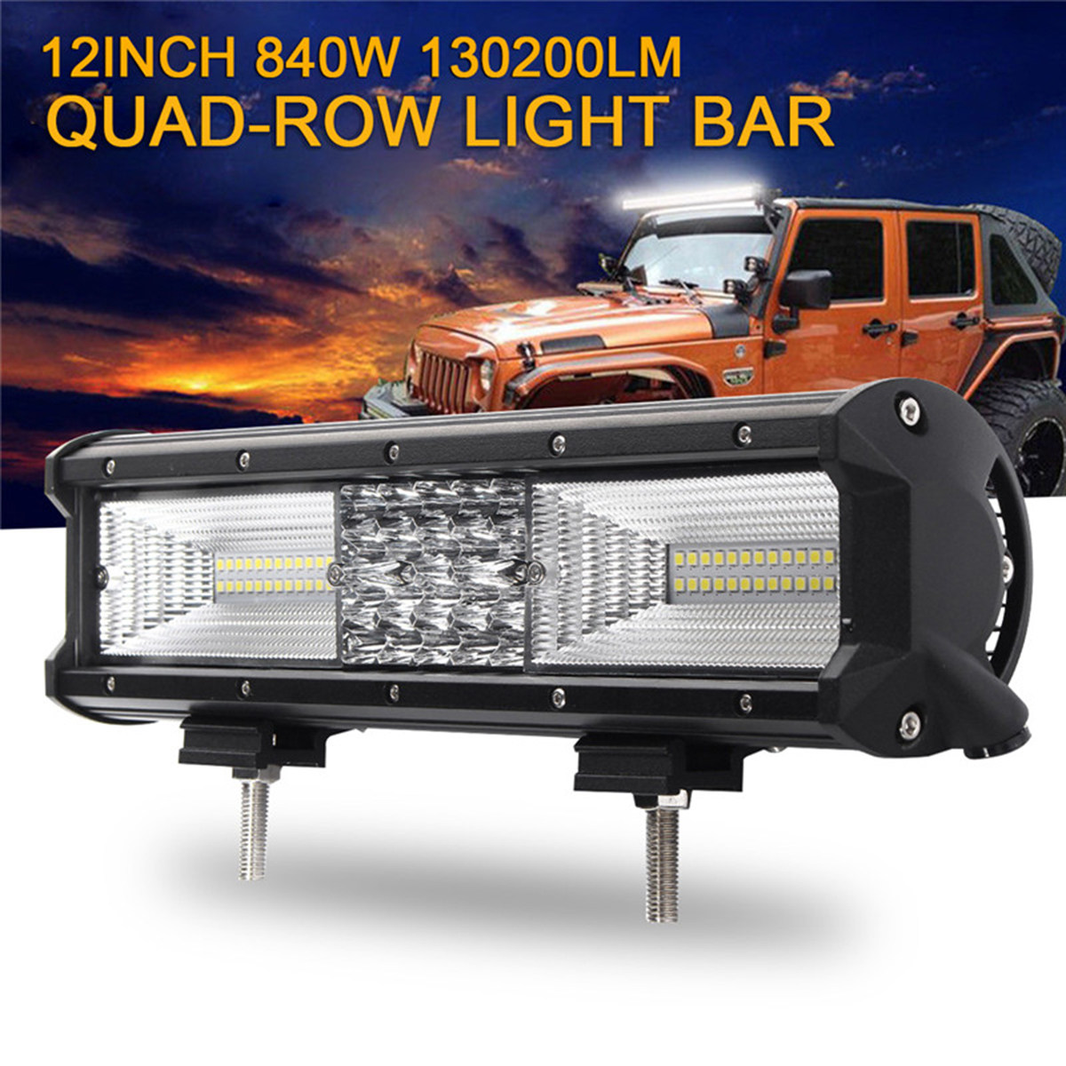 Bar enkele rij 12 inch 130200L - Led Work Light Bar 12 Inch Offroad recensie en prijs