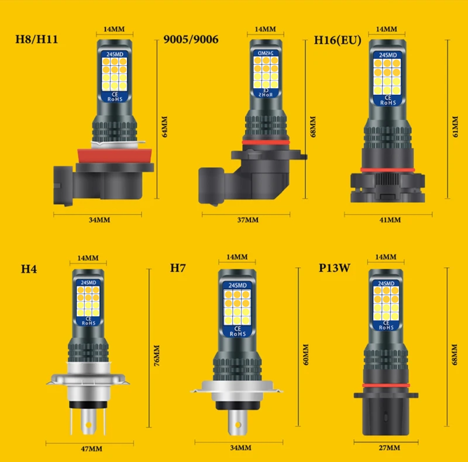 2 stuks dubbele kleur H7 H11 l - Car Led Headlight 9005 9006 recensie en prijs