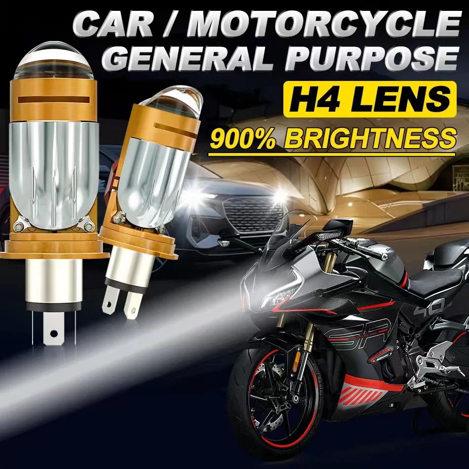 H4 LED motorfiets koplamp lens - Motorcycle Led Headlight Bulb H4 recensie en prijs