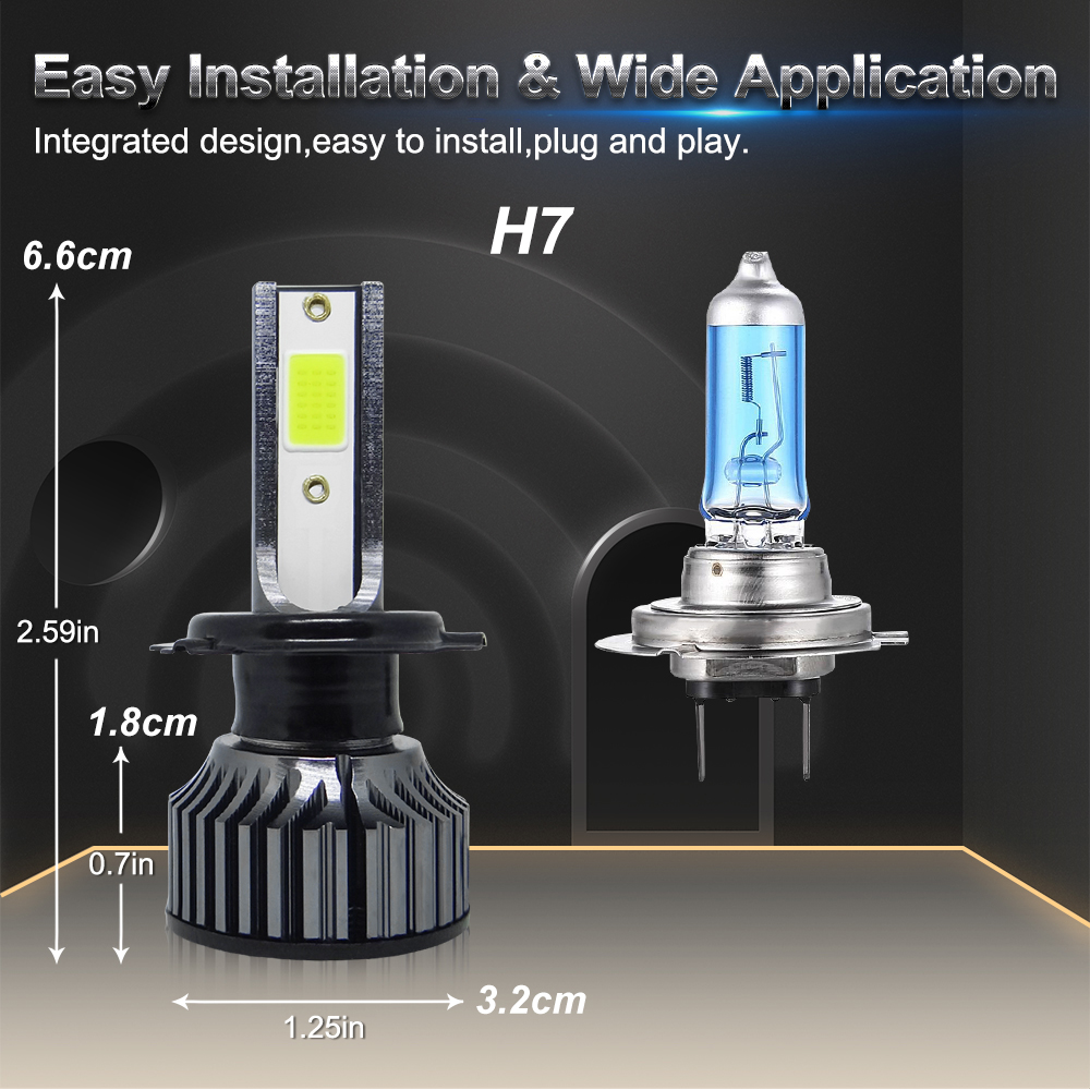 2 stks 30 W 9000LM Auto Koplam - Car Led Bulb H1 H3 H8 H11 recensie en prijs